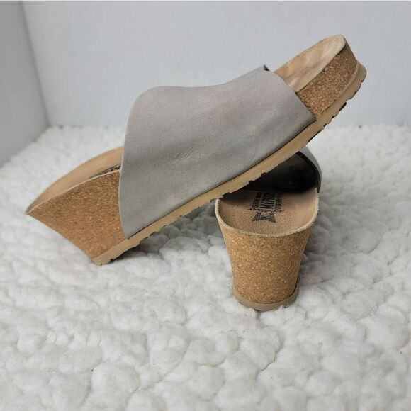 Mephisto Lisane Women’s Wedge Sandals EU 37 US 7 Gray Cork Comfort Shoes main image 7